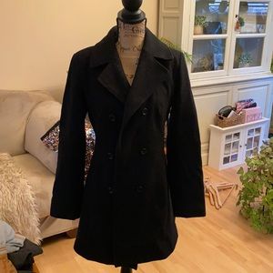 Arizona midi wool peacoat